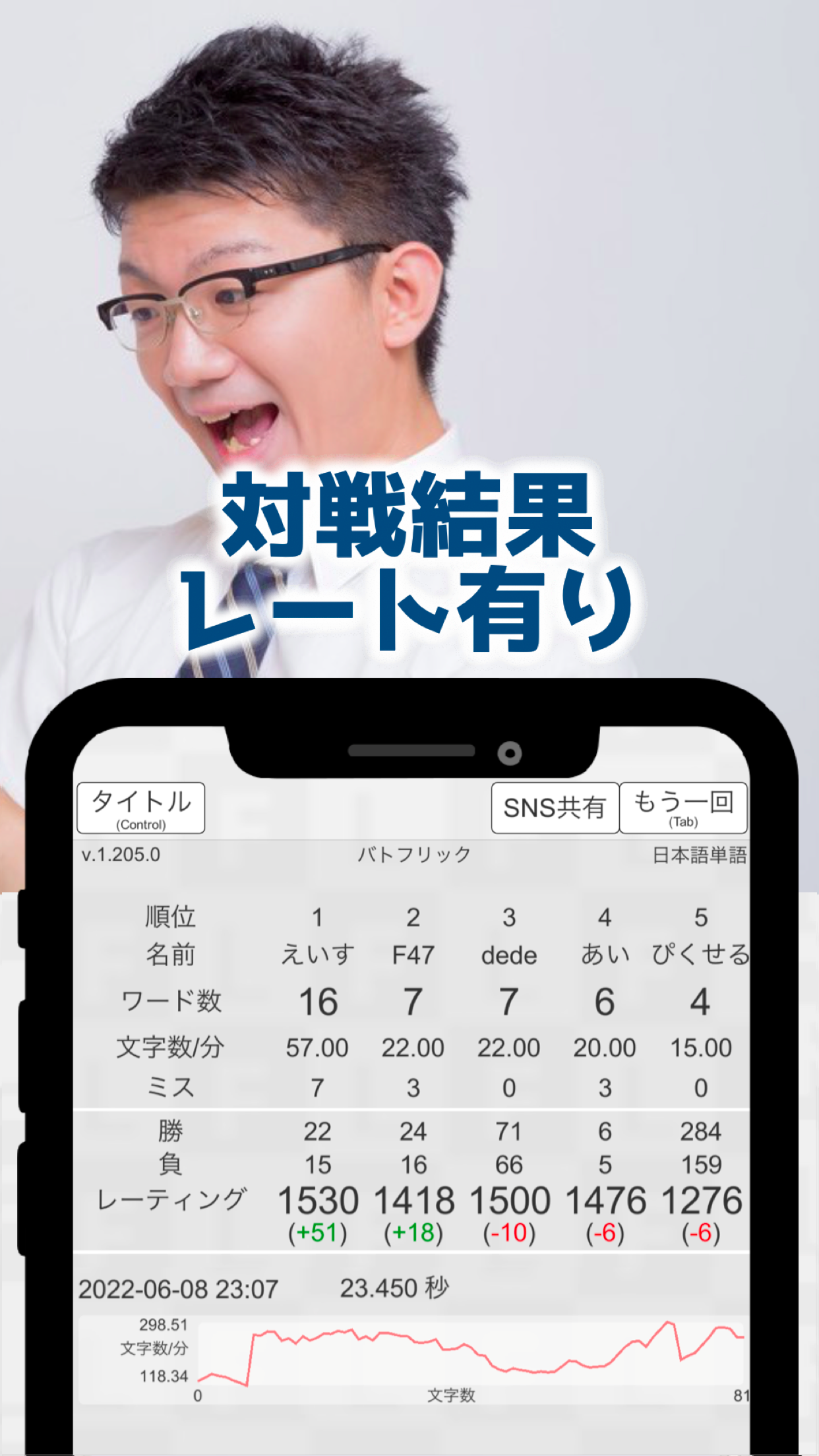 対戦結果画面