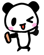 マスコットのパンダ