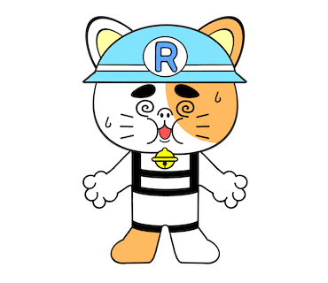 回るルーレットにゃん
