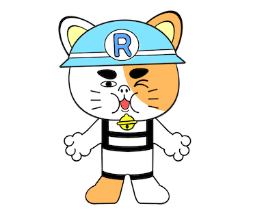 笑うルーレットにゃん