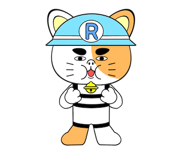 掴まるルーレットにゃん